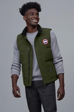 Chamarras Canada Goose Hombre Mexico - Freestyle Chalecos Verdes NL2697840